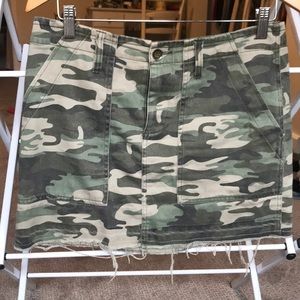 Sanctuary camo mini skirt